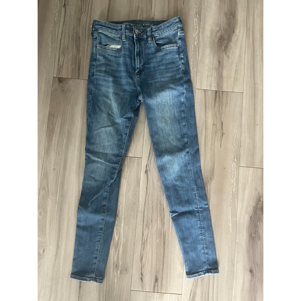 American Eagle Outfitters Ne(x)t Level Stretch Skinny Jeans Womens 6R Blue Denim